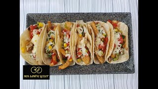 EV YAPIMI NEFİS TAVUK TACO🌮🌮🌮MEKSİKAN TACO TARİFİ🌮TACO NASIL YAPILIR [upl. by Sitruk900]