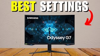 Samsung Odyssey G7 Best Settings [upl. by Annoiek107]