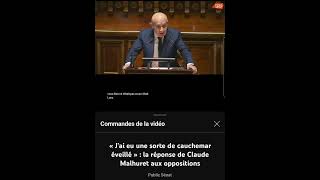 Le sénateur Claude Malhuret met le NFP Nouveau Front Populaire en PLS 🤣 [upl. by Eanrahc]