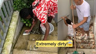 DEEP CLEANING OUR HOME AFTER WINTER 🧹😱 INSTALLING WATER LEAK SENSORS ft XSense [upl. by Ylus]