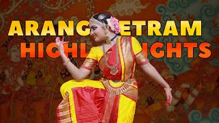 Bharatanatyam Arangetram at Guruvayur Temple  Highlights [upl. by Arat678]