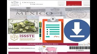 COMO DESCARGAR HISTORIAL DE COTIZACIONES DEL ISSSTE EN LA OFICINA VIRTUAL SINAVID [upl. by Atir861]