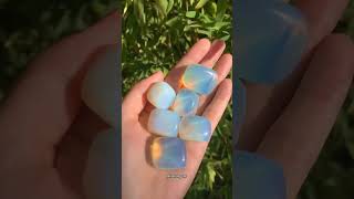 Opalite Tumble Stone ✨ crystals agatejewelry gemstonejewelry music viralshorts youtubeshorts [upl. by Eromle]