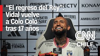 Así fue la presentación oficial de Arturo Vidal en Colo Colo tras 17 años jugando en el extranjero [upl. by Ennaegroeg389]