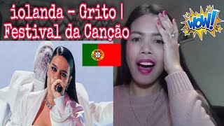 Festival da Canção 2024  Iolanda  GRITO  REACTION [upl. by Yetnruoc]