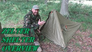 Portable Survival System  Zelter Shelter Overview [upl. by Zara]