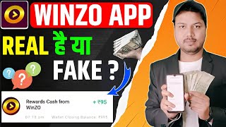 Winzo App Real Or Fake  Winzo App Reality  Winzo App Se Kya Sach Mein Paise Milte Hain [upl. by Nylauqcaj]