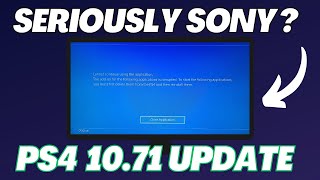 NEW PS4 1071 PATCH UPDATE NOW AVAILABLE  Corrupted addon game data error FIXED or NOT [upl. by Layod]