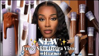 NEW Fenty Skin Hydra Vizor Huez Tinted Moisturizer  Shade 7  Fenty DID That [upl. by Strephon154]