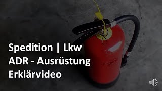 ADR  Ausrüstung bei kennzeichnungspflichtigen Gefahrguttransporten  LKW  Spedition amp Logistik [upl. by Dielu]