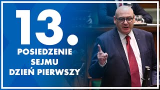 13 posiedzenie Sejmu  dzień pierwszy 12 czerwca 2024 r [upl. by Ennovehs]