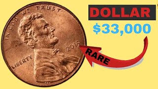 one cent Lincoln cent value 1 cent prices for 33000 dollar [upl. by Amsirp]