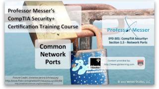 Common Network Ports  CompTIA Security SY0301 15 [upl. by Sudderth]