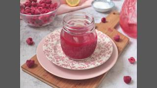 Easy Raspberry Coulis Video [upl. by Lux525]