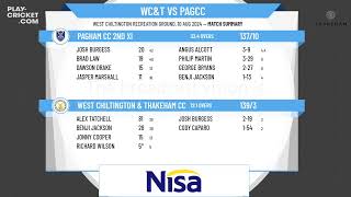 West Chiltington amp Thakeham CC 2nd XI v Pagham CC 2nd XI [upl. by Eastlake]