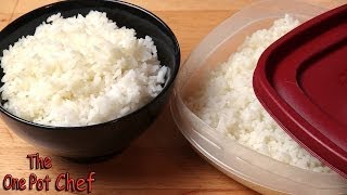 Quick Tips Freezing and Reheating Cooked Rice  One Pot Chef [upl. by Anigriv619]