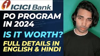 ICICI PO PROGRAM 2024  ICICI PROBATIONARY OFFICER  icicibank manipaluniversity bankingsector [upl. by Ingeberg]