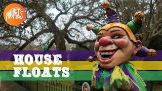 New Orleans House Floats  Mardi Gras 2021  Millets Go [upl. by Arica]