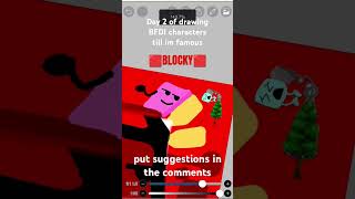 🟥BLOCKY🟥 bfb bfdi art viralshorts [upl. by Irod]