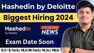 Hashedin By Deloitte OffCampus Drive 2024  Biggest Hiring  BEBTECHMEMTECHMCAMSC [upl. by Ajnot846]