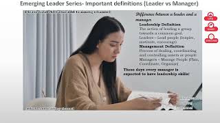 Leader vs Manager definition [upl. by Sitra]