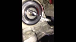 2009 Pontiac Vibe Thermostat removal [upl. by Yole]