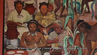 NocheDeMuseos Murales de Diego Rivera en Palacio Nacional Visita virtual en náhuatl [upl. by Ecnerolf]