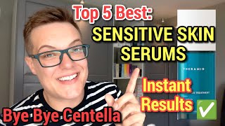 Top 5 BEST SERUMS FOR SENSITIVE SKIN [upl. by Irihs485]