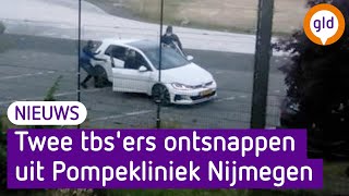 Gat in hek klassieke ontsnapping van tbsers uit Pompekliniek in Nijmegen [upl. by Arted726]