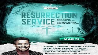 RESURRECTION SERVICE  SUNDAY SERVICE  31ST MARCH 2024 [upl. by Rafaelof586]