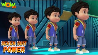 Seven Suit Compilation  06  Vir The Robot Boy  Cartoon for kids  wowkidz [upl. by Aneeroc]