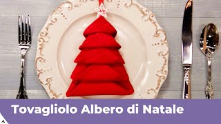 TOVAGLIOLO ALBERO DI NATALE  Tutorial passo passo [upl. by Haggerty]