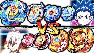 All Valkyries VS All Spriggans  Beyblade Burst Battle [upl. by Brufsky]