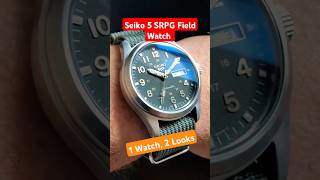 Seiko 5 SRPG Field Watch switch Miltat Bracelet Cape Cod bezel polish foryou seiko watch [upl. by Epolenep]