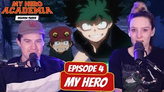 DEKU VS MUSCULAR  My Hero Academia Season 3 Reaction  Ep 4 quotMy Heroquot [upl. by Myrwyn171]