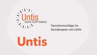 Tauschvorschläge im Stundenplan von Untis [upl. by Cassondra]