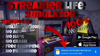 Streamer Life Simulator Mod Apk Unlimited Money  How to hack Streamer Life Simulator Download Now😮 [upl. by Aiek]