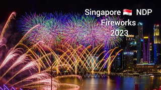 Singapore National day PreFireworks at Marina Bay  Happy Birthday Singapore 2023 [upl. by Hacceber]