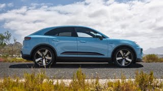 New 2024 Porsche Macan Frozen Blue Metallic  First Look [upl. by Ylrebmic378]