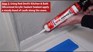 How To Recaulk Bathroom Trim [upl. by Fusco]