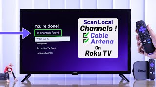 How To Run A Local Channel Scan on a Roku TV Antenna or Cable [upl. by Ynnavoeg]