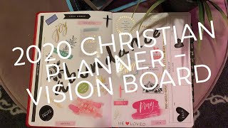 Vision Board  2020 Christian Planner [upl. by Nobile]