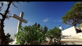 The Monastery Panagia Tsambika Rhodes Greece  Τσαμπίκα Ρόδος  4K [upl. by Yruoc]