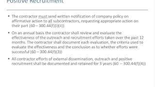 Federal Government Contractors and Subcontractors OFCCP VEVRAA and Rehabilitation Act – Part I [upl. by Howard]