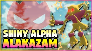 LIVE SHINY HUNTING  SHINY ALPHA ALAKAZAM  POKEMON LEGENDS ARCEUS [upl. by Enirhtak]