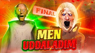 GRANNY 1 yangi versiya FINAL  MEN UDALADIM  UZBEKCHA LETSPLAY MATRITSA 4 [upl. by Nabala427]