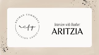 Interview with Heather from Aritzia  Coffee Chats with RCFG [upl. by Jareen339]