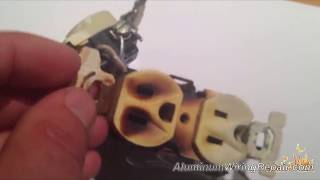 Aluminum Wiring Connections Calgary 1  Review of Burnouts and how you can prevent them [upl. by Ellasal]