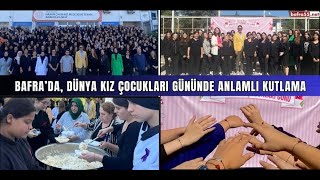 Bafra’da Dünya Kız Çocukları Gününde Anlamlı Kutlama bafra dünyakızçocukları [upl. by Ecirad]