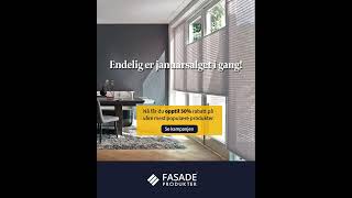 Januarsalg hos Fasadeprodukter [upl. by Enihpets236]